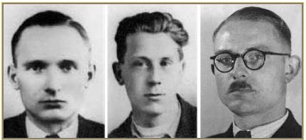 Durk Wolters, Ko Stevense en Jan Keune, maakten deel uit van de sabotagegroep van de Raad van Verzet. Zij waren ondergedoken op het adres Bloemgracht 82, 3h, dat een uitvalbasis was voor het verzet en waar ook wapens waren opgeslagen. Na verraad werden zij daar op 25 april 1945 gefussileerd.